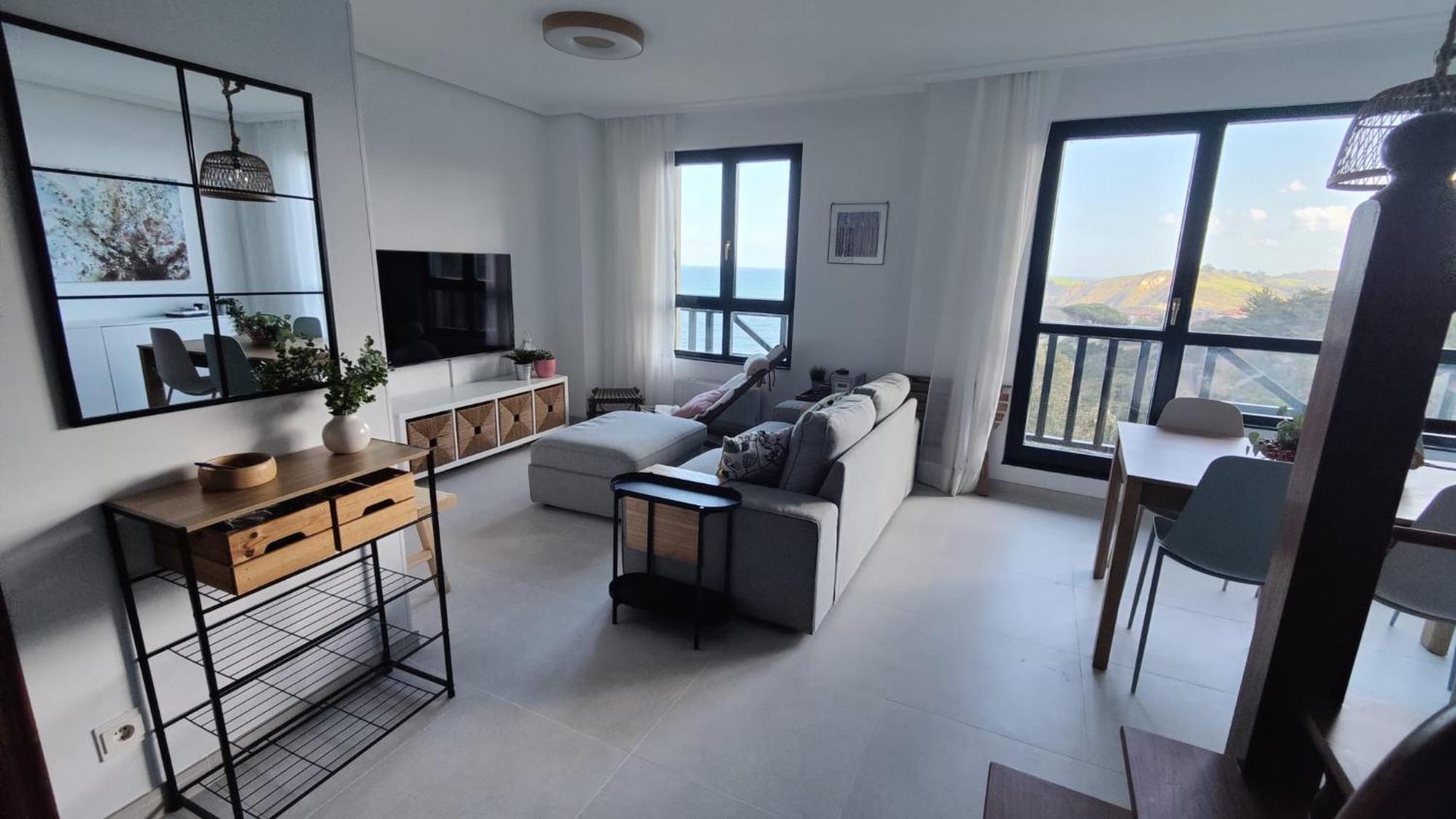 Apartamento Bonito Duplex Con Vistas Al Mar Comillas Exterior foto